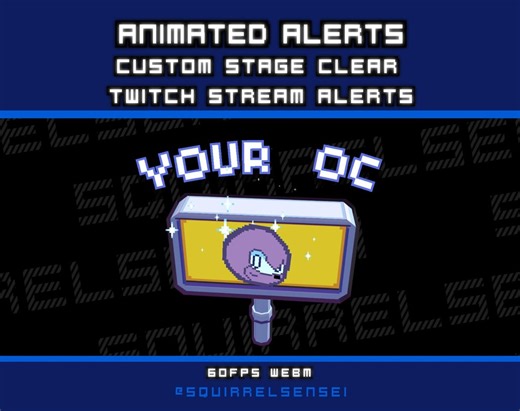 Custom Stage Clear Alerts for Twitch Streaming | 3D Pixel Art | 60FPS WEBM (digital Download) - Etsy