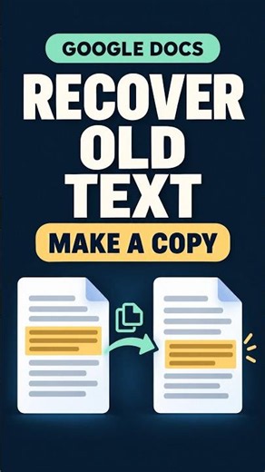 Google Docs: Recover Old Text Without a Full Restore