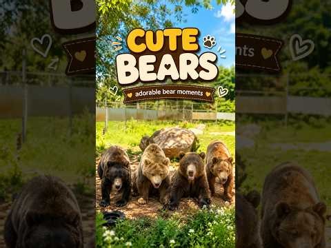 Cute Bears Live 🐻 Adorable Bear Moments | Relaxing Wildlife Stream