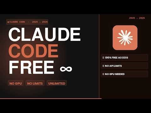 Use Claude Code Free UNLIMITED (No GPU, No Limits!)