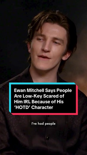 #EwanMitchell says his portrayal of #AemondTargaryen on ‘House of the Dragon’ has left some people a little intimidated when they meet him in real life. #HOTD