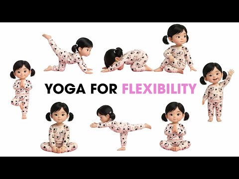 Easy Lying Down Yoga for Kids ✨ Perfect for Flexibility & Relaxation | Yoga for Kids