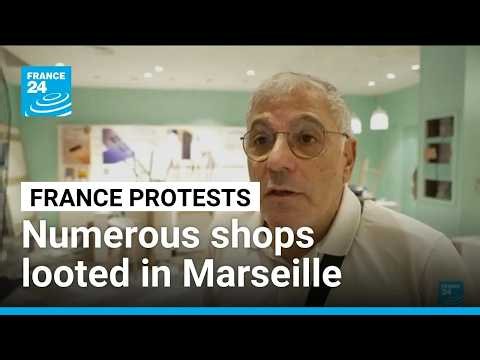 Marseille cleans up after looting and vandalism in protest • FRANCE 24 English