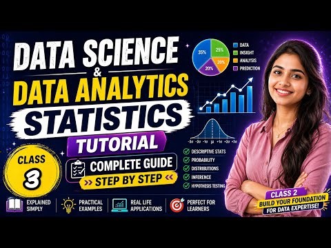 Statistics for Data Science | Probability and Statistics | Statistics Tutorial