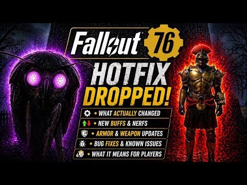 Fallout 76 Hotfix Breakdown… What Actually Changed (And Why It Feels Off)