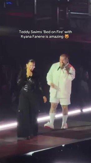 Teddy Swims & Kyana Fanene: Amazing Live 'Bed on Fire' Performance