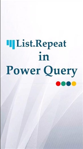 Power Query Hack: Repeat List Items Quickly!
