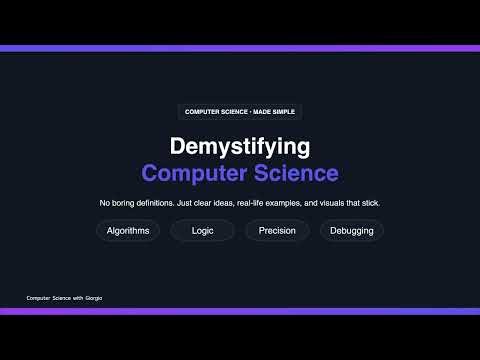 Demystifying Computer Science