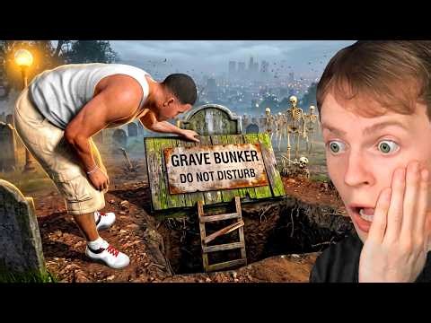 I Found a SECRET BUNKER Under the GRAVEYARD in GTA 5!