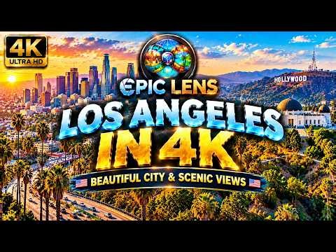 Los Angeles in Stunning 4K 🇺🇸✨ | Beautiful City & Scenic Views