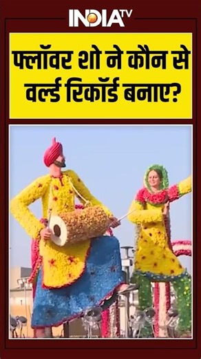 फ्लॉवर शो ने कौन से वर्ल्ड रिकॉर्ड बनाए? #ahmedabad #flowershow #internationalflowershow