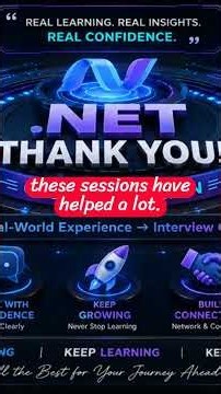 Feedback from Vamsi - .NET fullstack developer