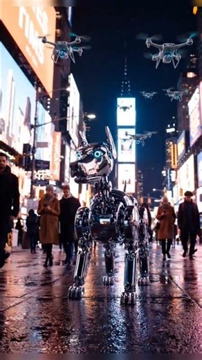 Robot Police & Flying Taxis: The New New York! #newyork #shorts