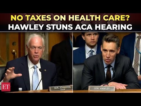 ‘Why don’t we make health care tax-free?’: Sen Hawley stuns Obamacare hearing with bold new proposal