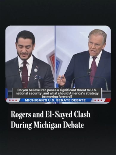 Democrat Abdul El-Sayed and former GOP Rep. Mike Rogers clashed Wednesday evening over foreign policy, immigration and healthcare in their second and final debate in the race for U.S. Senate in Michigan.