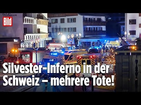 SILVESTER-INFERNO in der Schweiz: Mehrere Tote bei Explosion in Skiort Crans-Montana