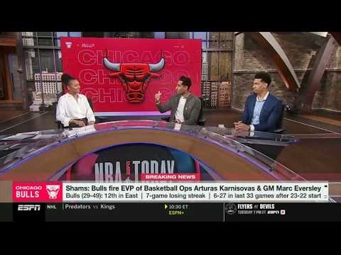 Shams BREAKING: Bulls fire EVP of Basketball Ops Arturas Karnisovas & GM Marc Eversley | NBA Today