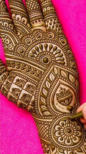Very simple bridal mehndi design | mehndi design | mehndi #shorts #short #mehndi #hennadesign
