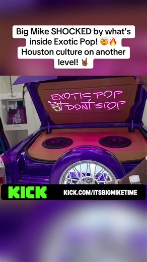 Big Mike SHOCKED by what’s inside Exotic Pop! 🤯🔥 Houston culture on another level! 🤘🏾 #houston #exoticpop #IrlStream #BigMike