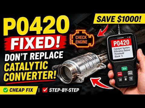P0420 Code Fix – Don’t Replace Catalytic Converter Before Watching This! 😱