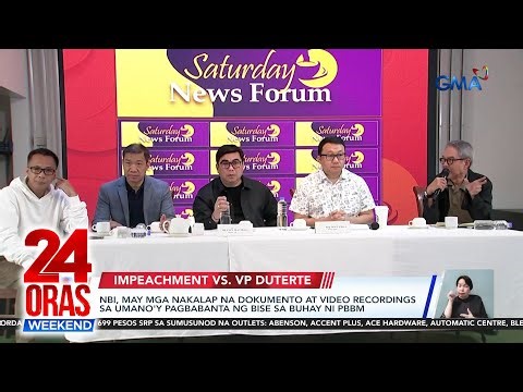 NBI, may mga nakalap na dokumento at video recordings sa umano'y... | 24 Oras Weekend