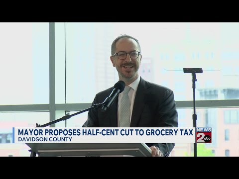 Nashville mayor proposes half-cent cut to grocery tax