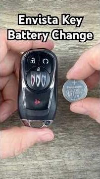 BUICK ENVISTA Remote Key Fob Battery Replacement - How To Change Replace #carkeybattery #diy #buick