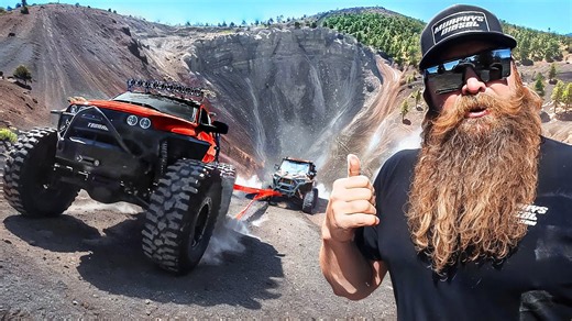 I Rescued This Guy From A Volcano… With Worlds Largest Off-Road Wrecker!!