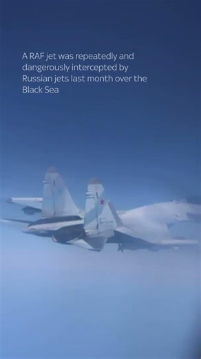 RAF aircraft dangerously intercepted by Russian jets