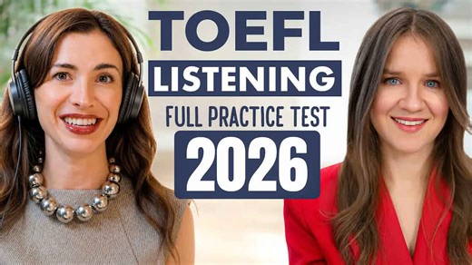 TOEFL 2026: Full listening practice test — tips and strategies to get a high score | TOEFL 2026 prep