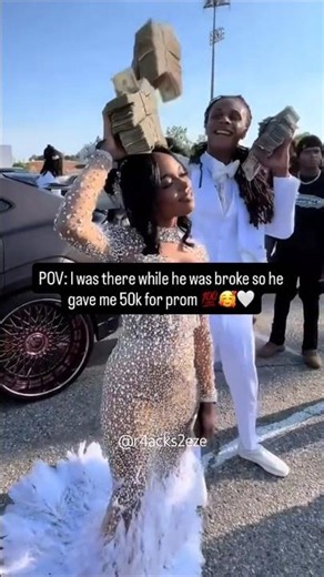 💚🤍🔥 Prom King and Queen Style Moves #cheer #promdress #highschool #dance #fashion #prom