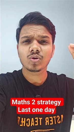 Maths 2 Last One Day Strategy for 10th Board Exam Maths 2 #class10th #shortsfeed #maharashtraboards