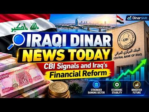 🔎 Iraqi Dinar News Today: CBI Signals and Iraq’s Financial Reform |@DINARSHIFT