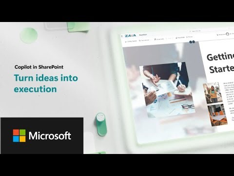 Copilot in SharePoint: Turn ideas into execution