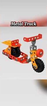 "DIY Mini Metal Motorcycle Build – Creative Meccano-Style Project"#diy