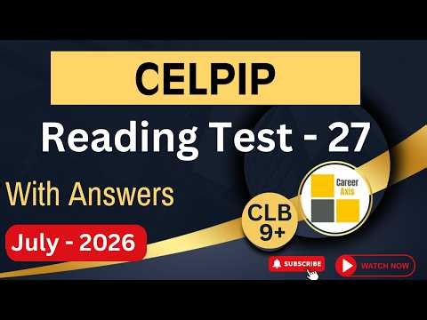 CELPIP Reading Mock Test 2026: Full Practice with Answers & Key Strategies