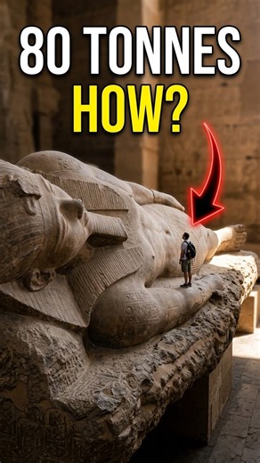 How did they build this 80-tonne giant? #AncientHistory #RamsesII #Mystery