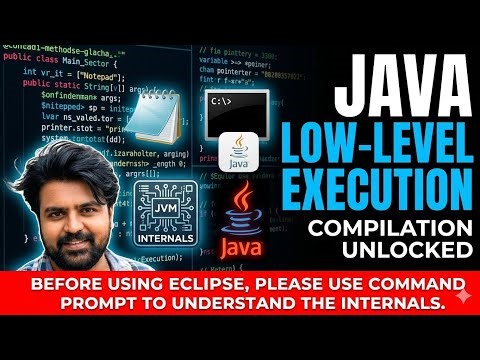 Java basic - Compilation and Execution internals using command prompt