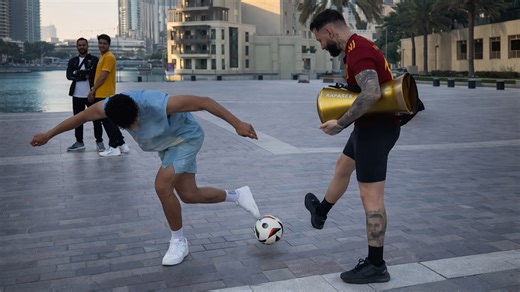 A stranger with pro freestyle skills shocked me