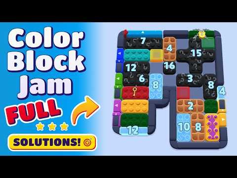 Color Block Jam Level 1452 Walkthrough (1453 & 1454) | Tips for VERY HARD Levels! 🚧