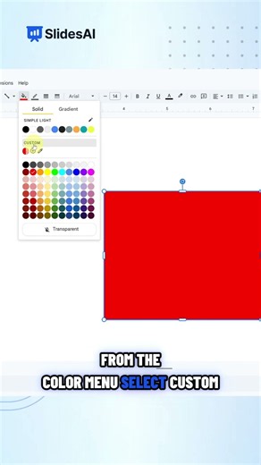 How to Make Shape Transparent in Google Slides #googleslides #googleslidestutorial