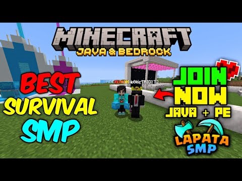 🏹 Join Best Survival Public Smp Server For Minecraft 📦 | Java + PE | 24/7 Online | Free To Join 🍥