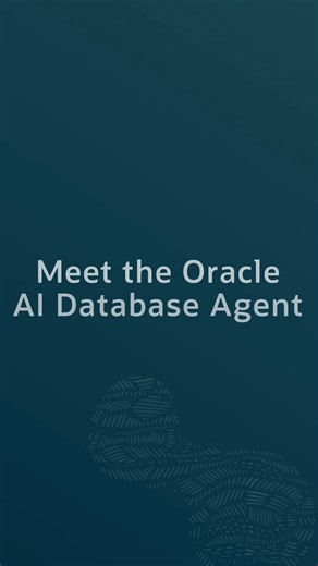 We’re expanding our partnership with Google Cloud to bring new AI capabilities to Oracle AI Database@Google Cloud customers. With Oracle AI Database Agent for Gemini Enterprise, you can ask natural-language questions about your Oracle data—no SQL or data model expertise required. Learn more: