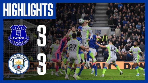EXTENDED highlights: Everton 3-3 Manchester City