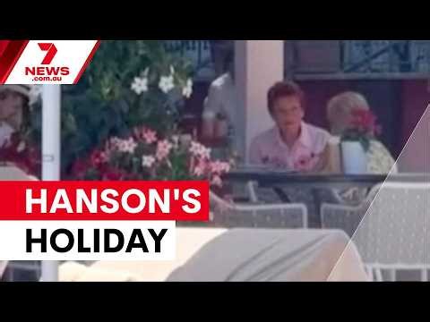 Pauline Hanson spotted in Sicily with billionaire One Nation benefactor Gina Rinehart | 7NEWS