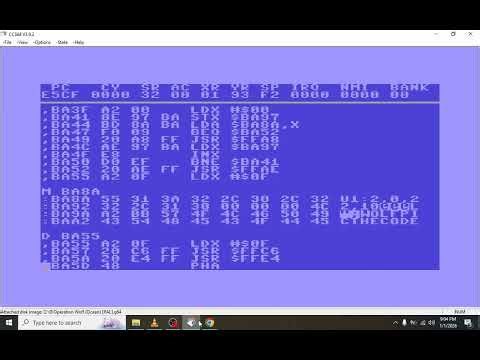 Commodore 64 Game Cracking : Episode 2 - Operation Wolf Error Protection Removal