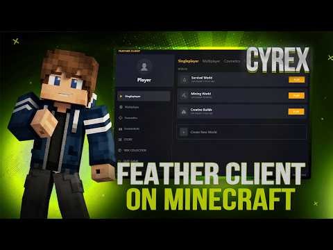 2026 | CRACKED Feather Client on Minecraft Java (Every Versions & Updated) Minecraft Hacked Client