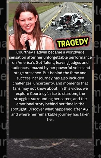 The Heartbreaking Tragedy Of Courtney Hadwin From America's Got Talent #shorts #celebritynews
