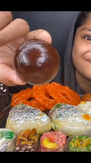 ASMR: Eating Indian Sweets Eating Challenge 😍😋 Different Types Of Sweets Mukbang 🤤