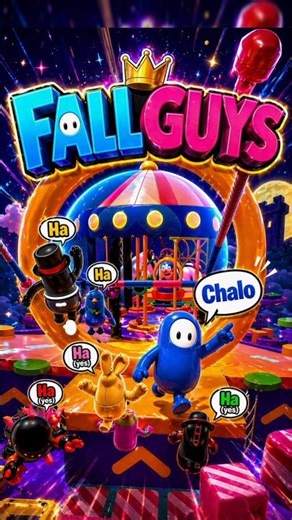 Fall Guys Funny Fails 🤣 | Ultimate Chaos #shorts #fallguys #funny